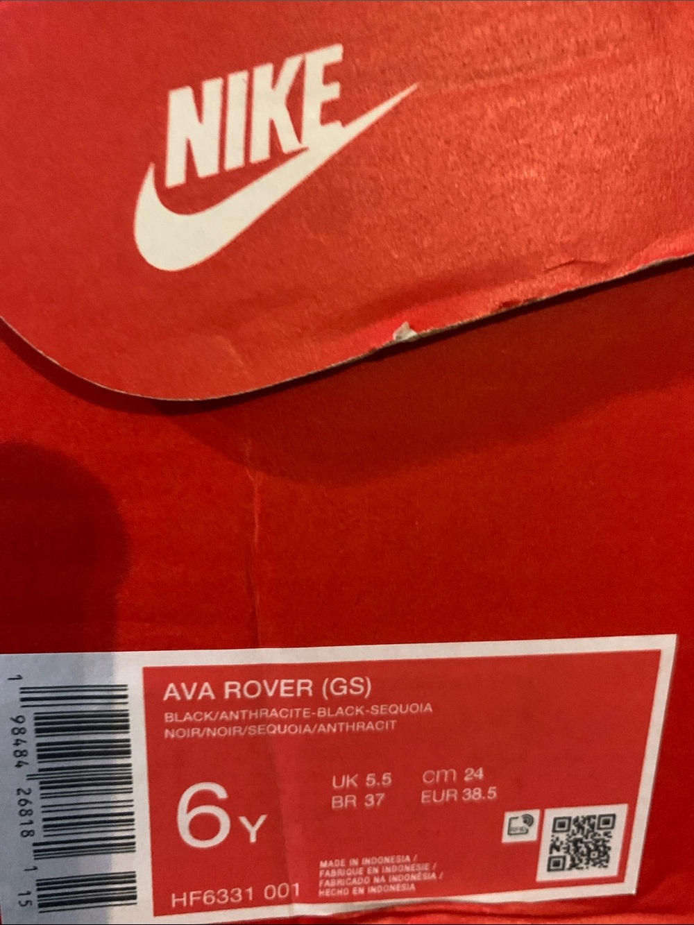 🆕 Nike Ava Rovers New in Box size 6 GS Male Sz 7.5 Women - Picture 3 of 13
